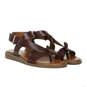 Franco Sarto Glenni Brown Leather Women's Sandals sz11. - maybe worn once